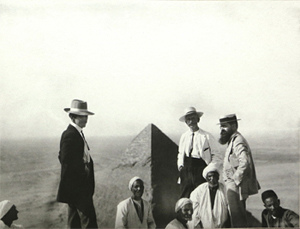 Fred Boissonnas André taponier et Fritz Eggler : fritz fred Tap aux Pyramides octobre 1907