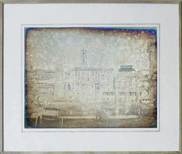 Forum Romain, daguerréotype par Richebourg vers 1840-1842 : nouveau montage